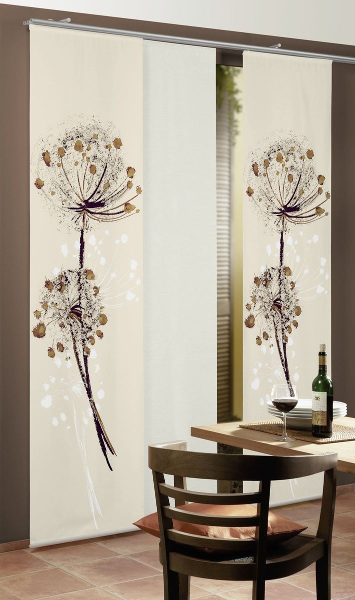 Schiebevorhang Pusteblume dig. bedruckt Limbo 265 Gr.60x260cm