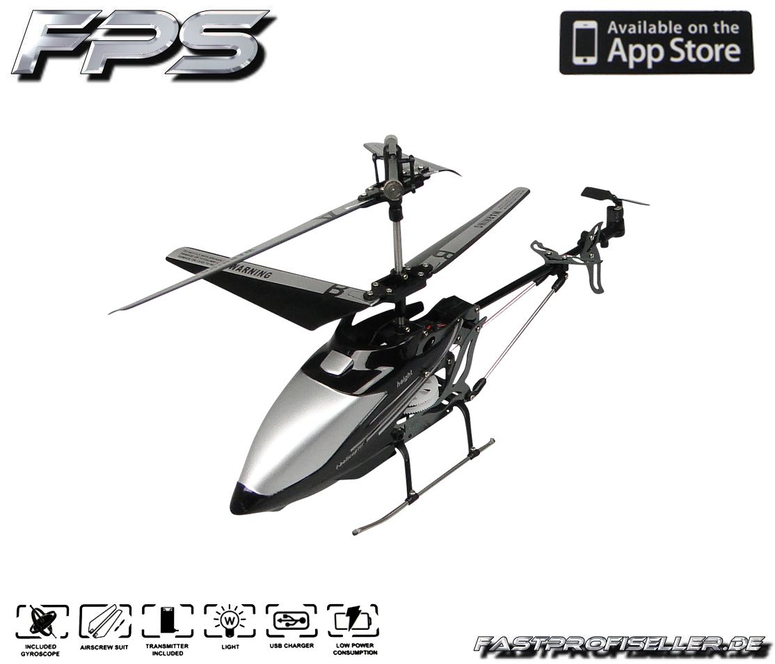 HappyCow i Helikopter iPhone iPad RC Heli Hubschrauber mit Transmitter