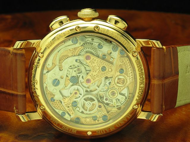 ALEXANDER SHOROKHOFF LEO TOLSTOI 18kt ROTGOLD CHRONOGRAPH MONDPHASE