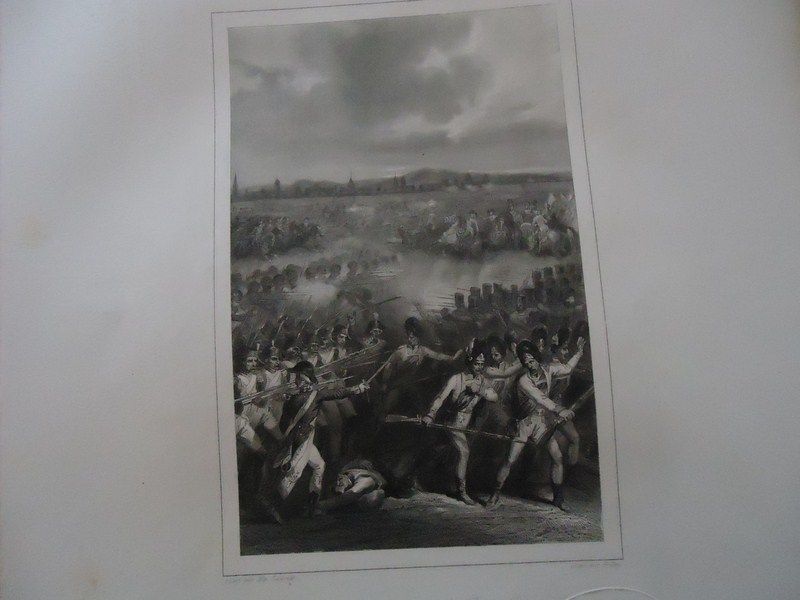 1860 GRAVURE LEVEE DU SIEGE DE THIONVILLE   MOSELLE LORRAINE