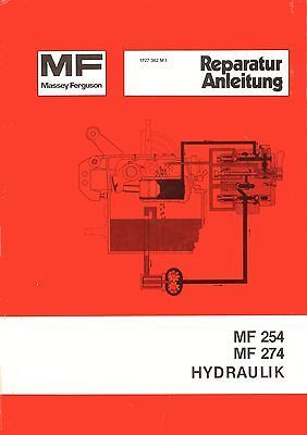 Reparaturanlei tung Massey Ferguson MF 254 und Mf 274 Hydraulik