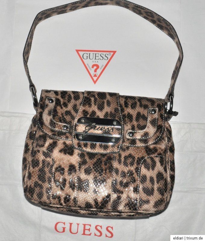 GUESS Tasche Jaguar grossbody flap broun Originall NEU