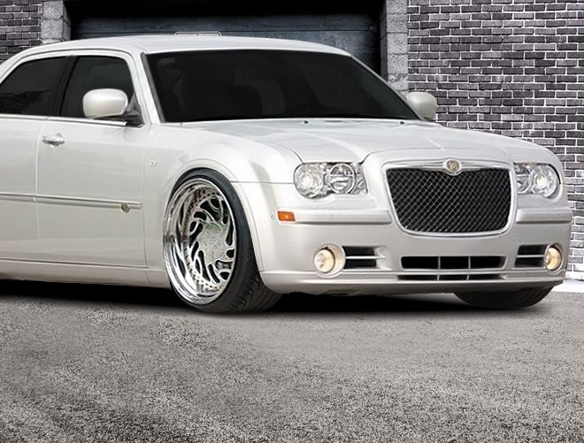 für CHRYSLER 300C + SRT8 Street X Kotflügelverbreiterung Leisten