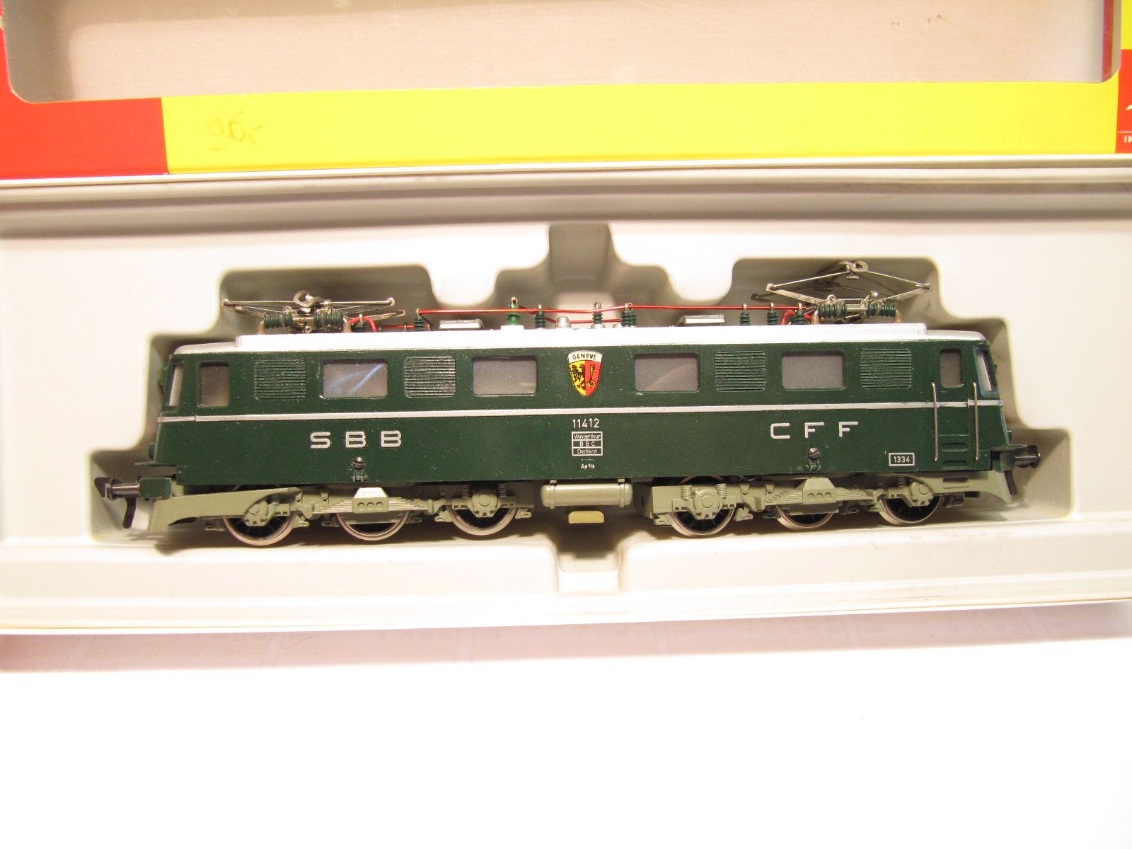 Fleischmann 4370 1334 Elok Ae6/6 11412 grün SBB CFF KKK OVP NEU FV313