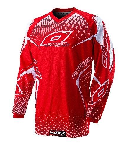 Neal Element Jersey 12 red MX DH Motocross Hemd rot