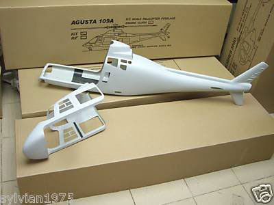 FUNKEY Austa A 109 Scale Fuselage   600 (.50) UNPAINTED