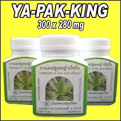 300 Kap à 320 mg   YA PAK KING   MURDANNIA LORIFORMIS