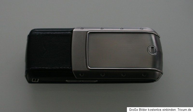 Vertu Ascent Black Leather 100 % original mit Rechnung und Garantie