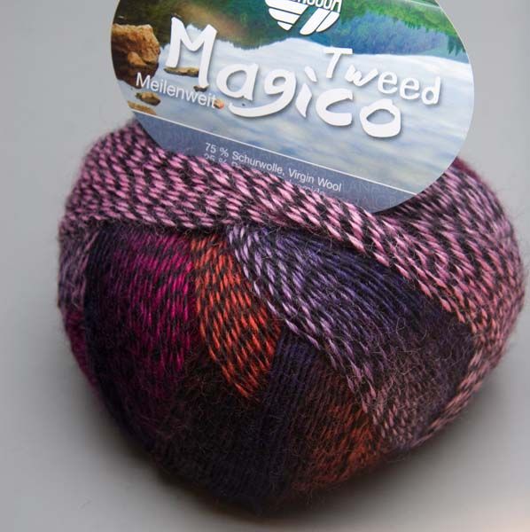 Lana Grossa Meilenw Magico Tweed 6654 100g Sockenwolle