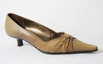 SAPENA Leder Pumps 36 NEU Stiletto braun hellbraun   UK 331