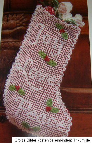 Country Christmas Crochet Häkeln Handarbeitsbuch Weihnachten Deco u