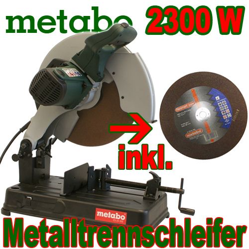 METABO METALLTRENNSCHLEIFER CS 23 355 INK TRENNSCHEIBE TRENNSCHLEIFER