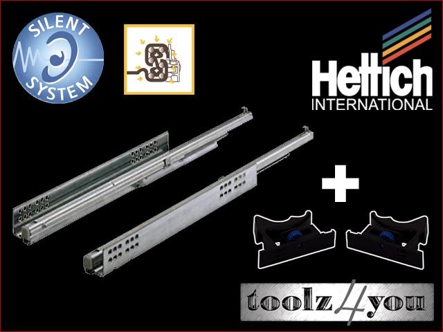 Hettich Vollauszug Quadro V6 350 mm Silent System EB20