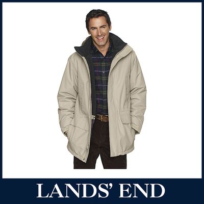 LANDS END Herren Squall Parka Windbreaker Jacke *Sale*