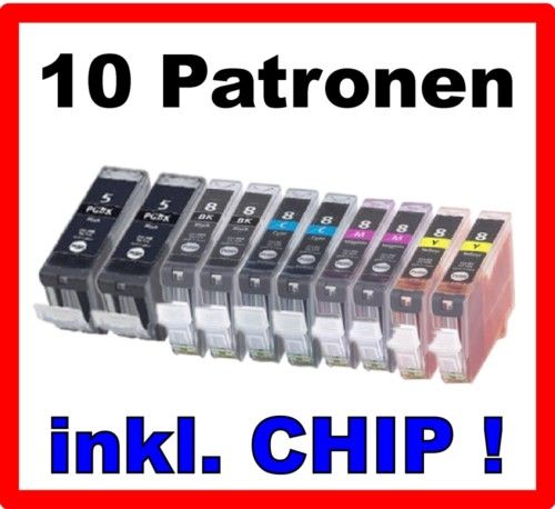 10 x Patronen HP Photosmart C309G C310A / 364 XL m.CHIP