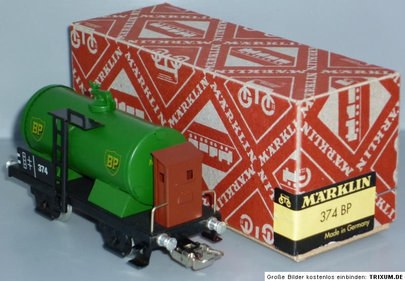 MÄRKLIN 374 BP KESSELWAGEN, OVP