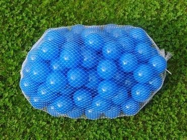 PE Bälle blau für Teichabdeckung 500 Stk=ca.1,5m² 6 cm Ø NEU