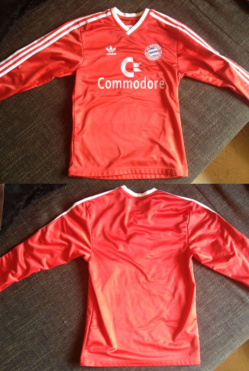 BAYERN MÜNCHEN / COMMODORE TRIKOT / RETRO ***