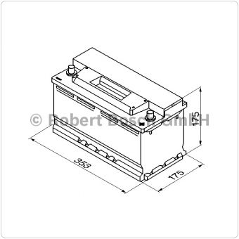 S3 012 12V 88AH 740A 588 403 074 BATTERIE GEFÜLLT+GELADEN