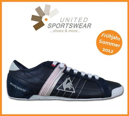 Le Coq Sportif Schuhe Sneaker Escrime Strap Low Dress Blues Blau 2012