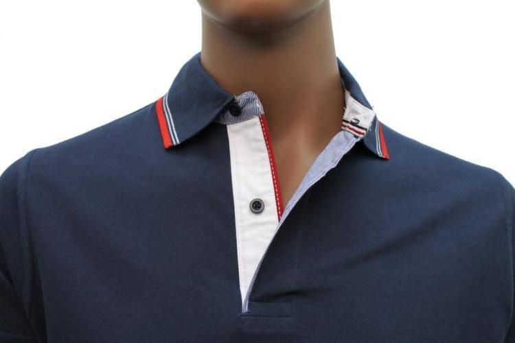 Polo manica corta blu navy P403 taglia XXL