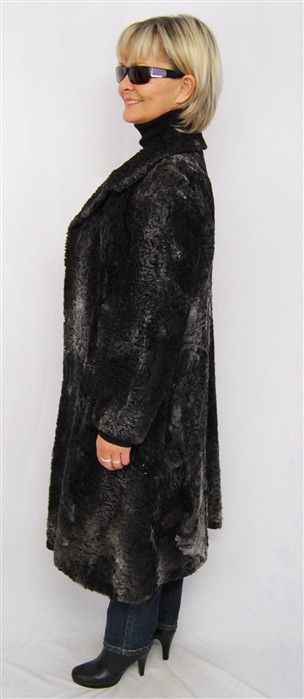 S172 Persianer Swakara Mantel Pelz Pelzmantel Persian lamb fur coat