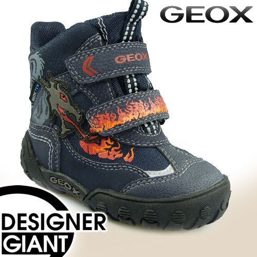 H446 NEU GEOX Kids GULP *Blinkende* gefütterte Stiefel Gr23 27 JETZT