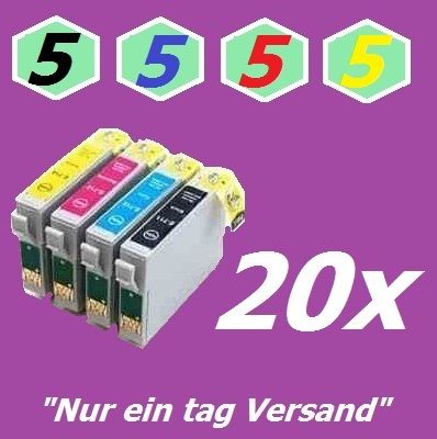 20x Drucker patronen f Epson stylus SX438W SX525WD SX535WD SX620FW