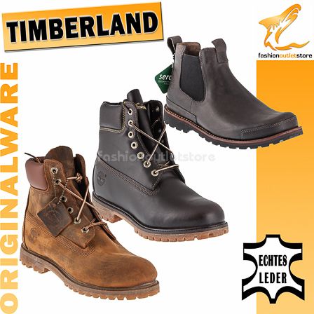 TIMBERLAND Herren Damen Schuhe Stiefel Stivali Boots Leder Outdoor