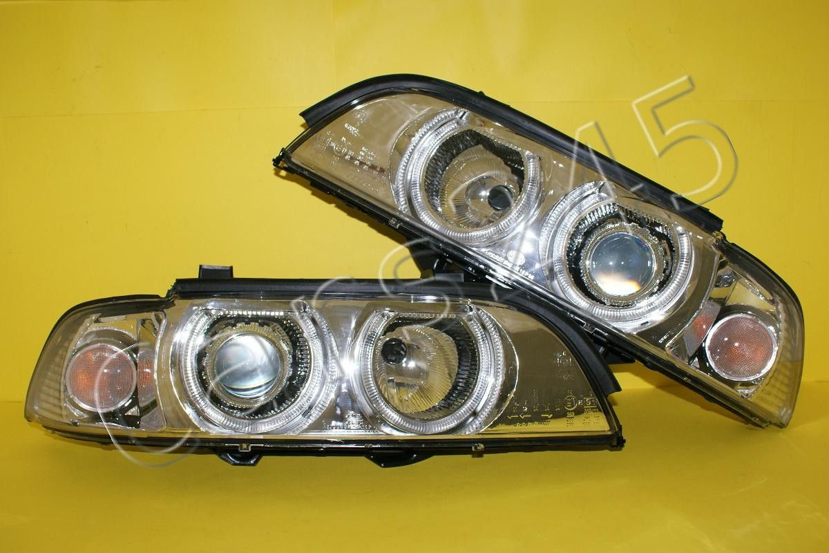 BMW 5er E39 Frontscheinwerfer LED Tagfahrlicht Chrom links+rechts 1995