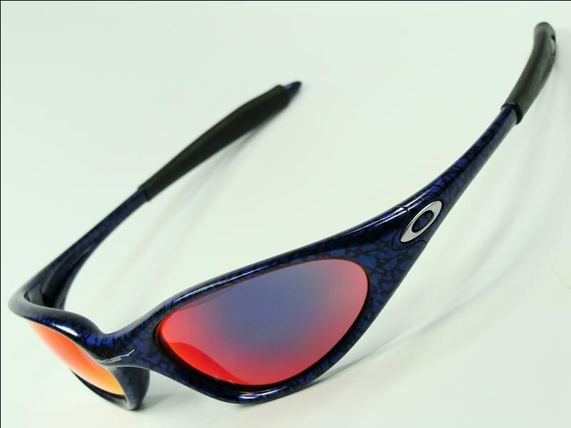 OAKLEY MINUTE COBALT +RED SONNENBRILLE SPLICE PLATE JULIET GASCAN C