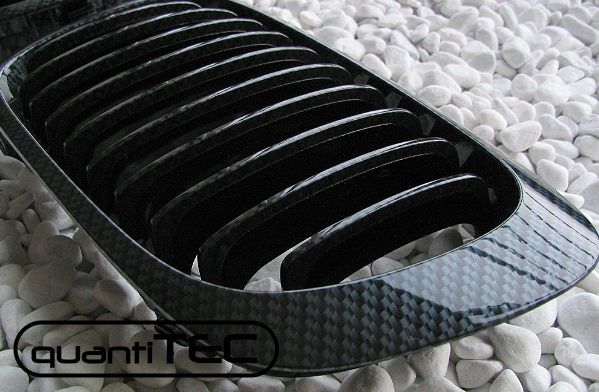 CARBON NIEREN FRONT GRILL KÜHLERGRILL BMW E46 3er CABRIO COUPE 99 02