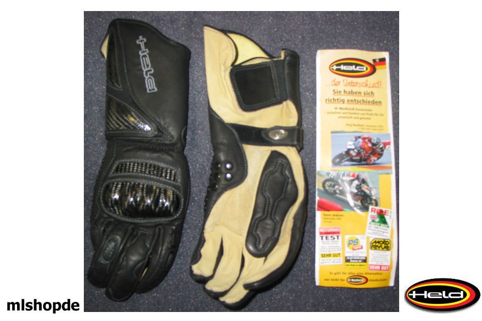 HELD GALAXY MOTORRAD RACING HANDSCHUHE SIZE 7,5