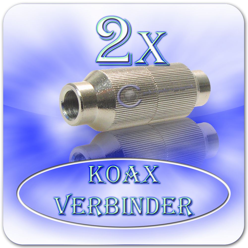 Verbinder koaxkabel verlängern Koax Verbinder Profi