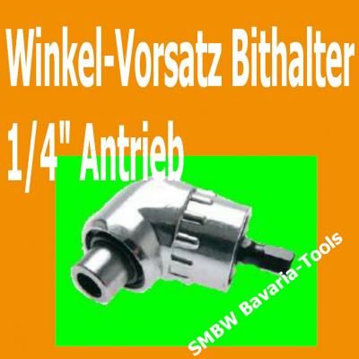 Winkel Vorsatz Bithalter Winkelschrauber um die Ecke