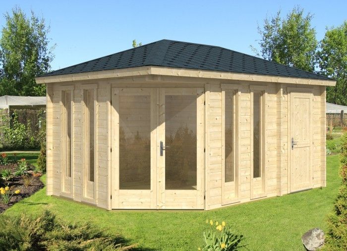 Gartenhaus Blockhaus 320 x 473 cm in Premium Qualität