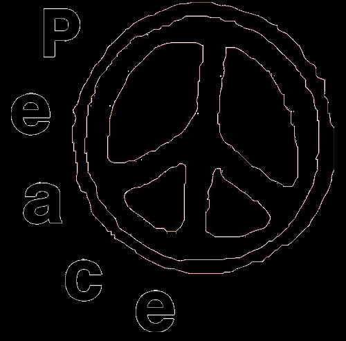 PEACE Symbol T Shirt HIPPIE FLOWER POWER 60er 70er Gr. S XXL Retro