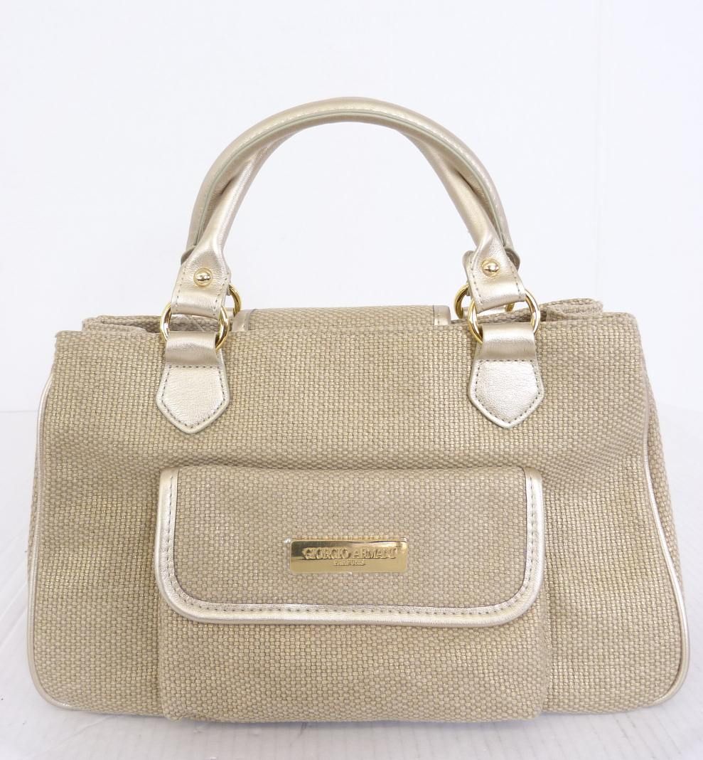 GIORGIO ARMANI TASCHE beige   WIE NEU /VH494