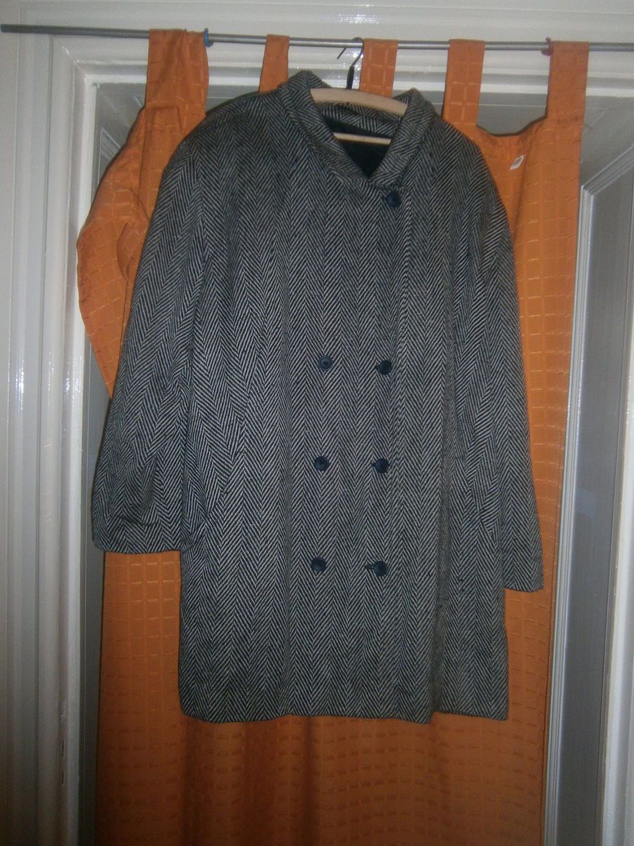 jacke mantel fischgrät schurwolle gr 48 ansehen