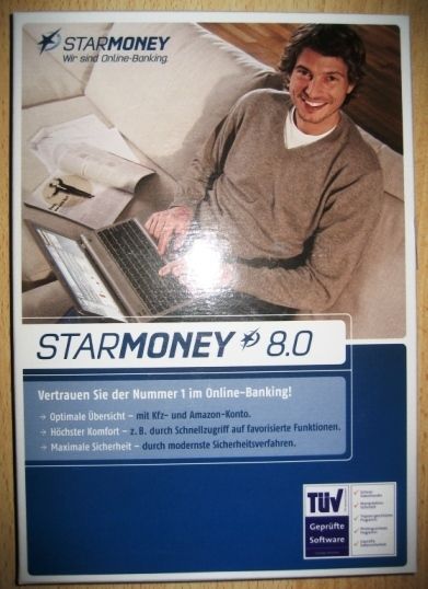 Starmoney 8.0 Online Banking Vollversion handbuch & CD