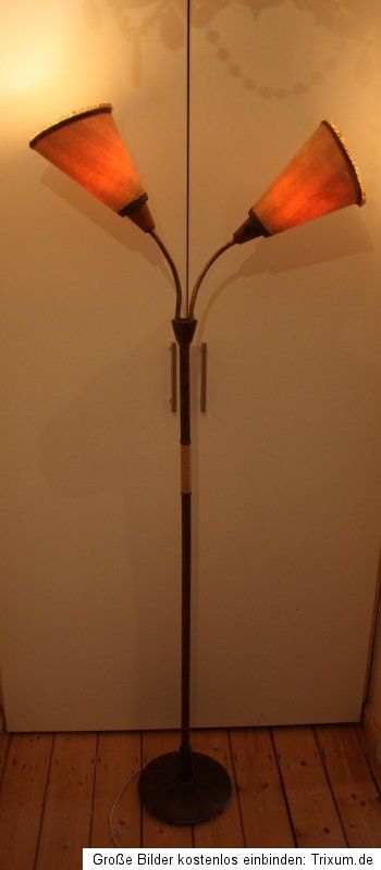 originla 50er 50s Tulpe Stehlampe Lampe Lamp Stehleuchte 170 cm