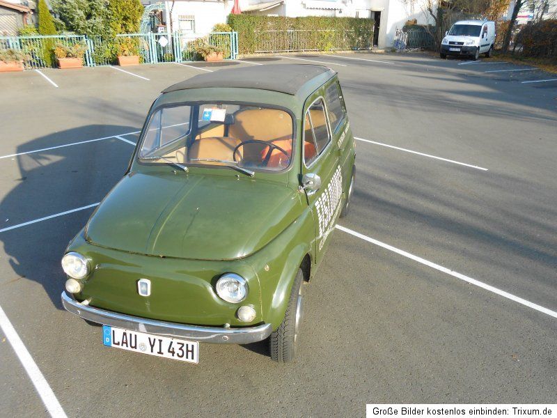 AUTOBIANCHI   FIAT 500 GIARDINIERA / Kombi, H Kennzeichen, Tüv