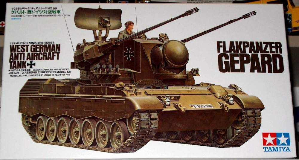 Bundeswehr Flakpanzer Gepard in 135 Tamiya 35099 Neu