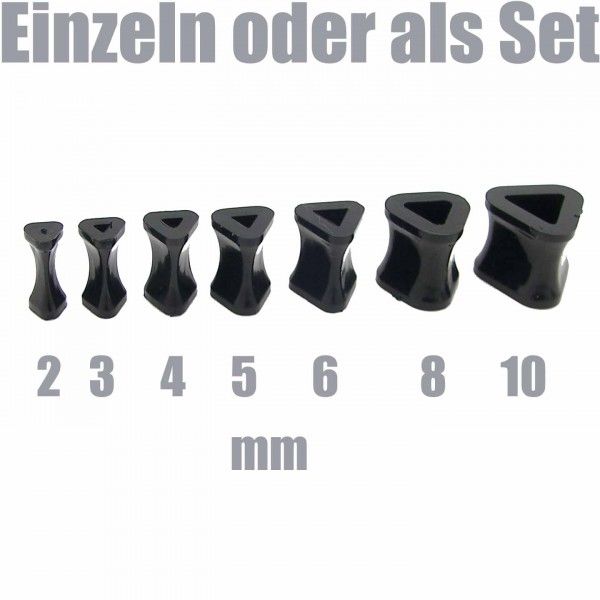 10 mm Set Dehnstab Tunnel Plug Dehnungsset Expander Taper double