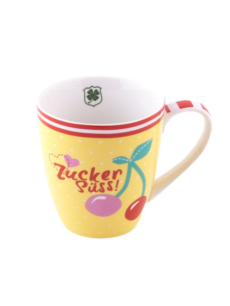 Adelheid Zuckersüss Kirsche Henkeltasse Porzellan Kaffeetasse Becher