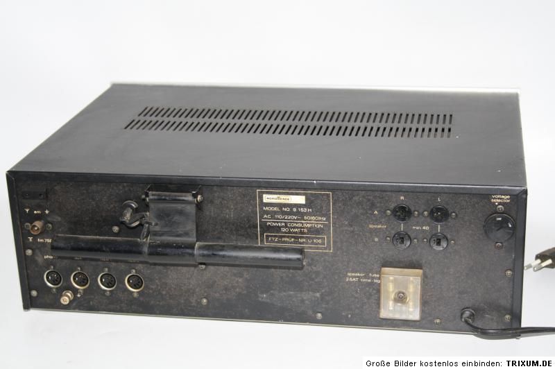 NORDMENDE philharmonic hifi system Receiver RE 1050