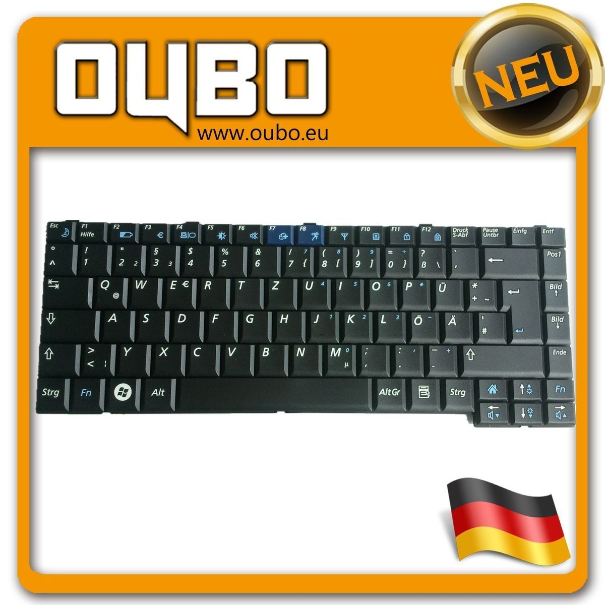 org DE Tastatur Samsung R60 R70 R510 R560 P510 Pro NP R60 NP R70 NP