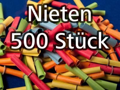 500 Nieten (Tombola Tombolalose Röllchenlose Lose)