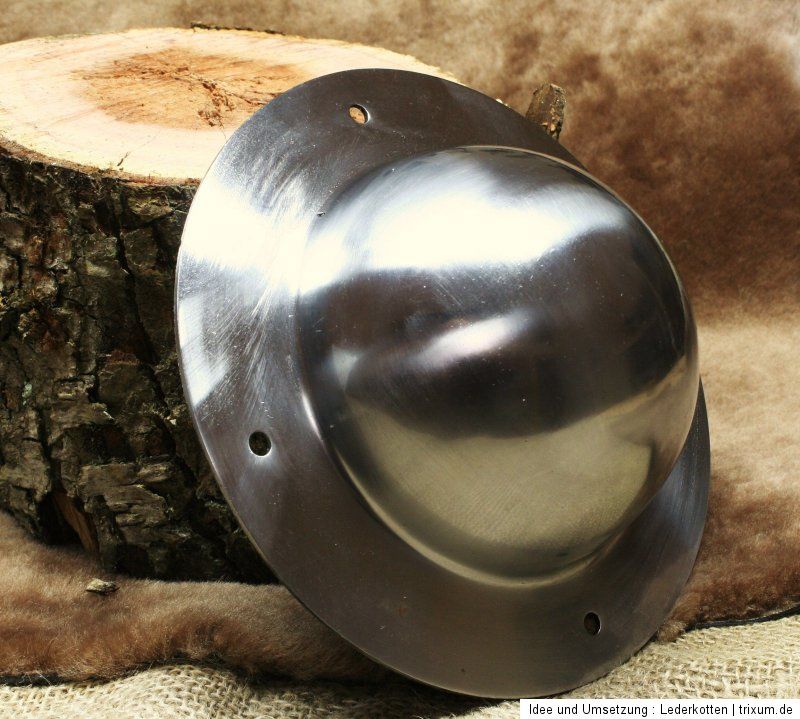 Buckel Schildbuckel Schaukampftauglich Stahl 500g Mittelalter Larp