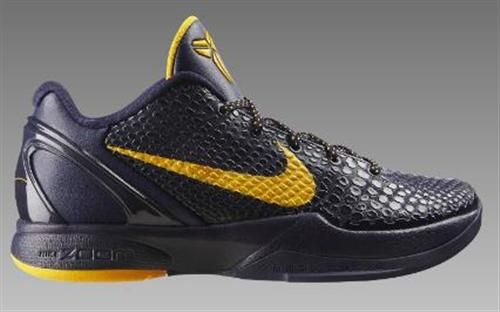 AIR ZOOM KOBE VI 6 BASKETBALLSCHUHE 501 SCHWARZ/GELB Gr. 43